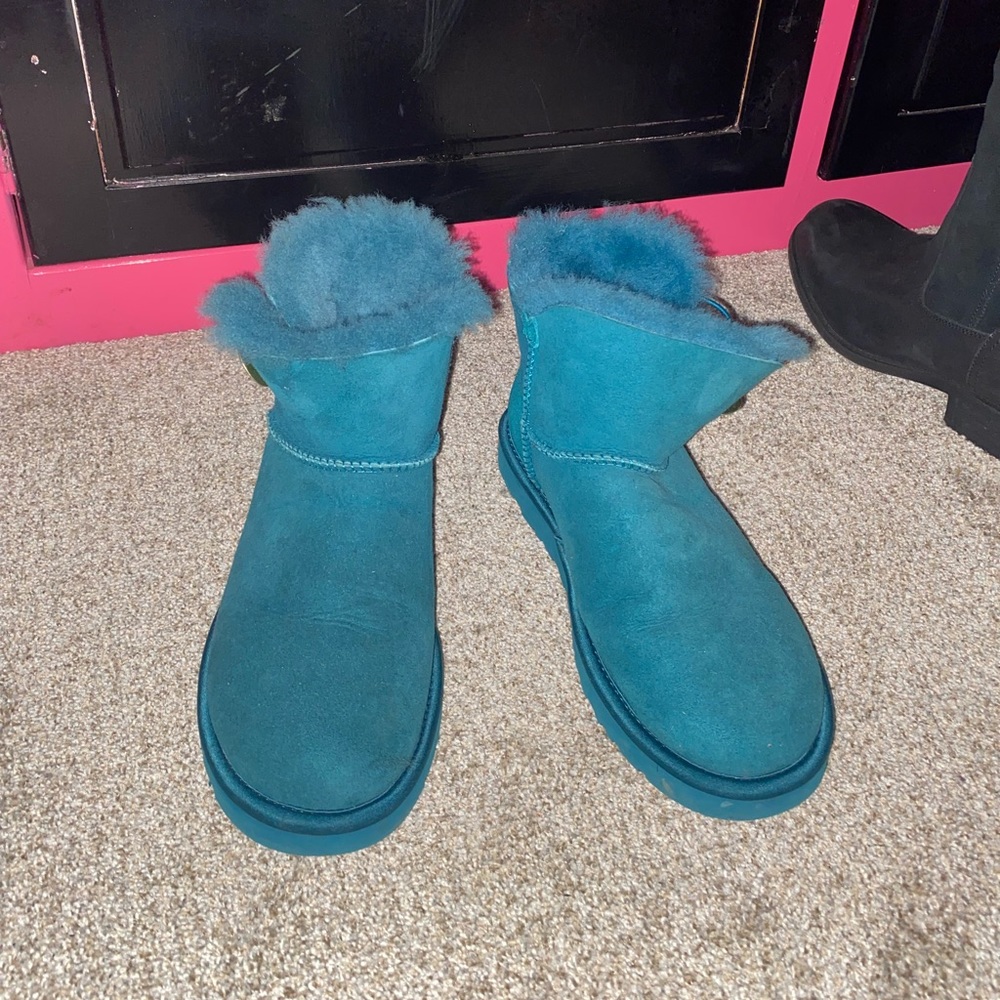 Teal Bling Ugg Boots No Size Posted Size 7 or 8